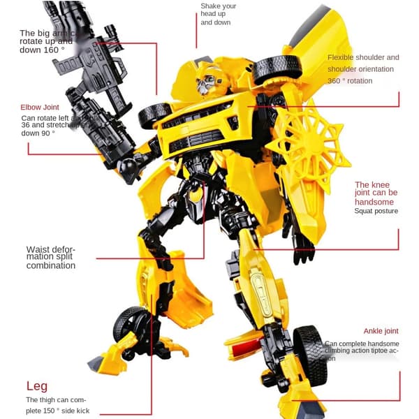 Transformationsrobotter Billegetøj Deformeret Bilmodel Anime Klassisk Actionfigur Dreng BEDSTE Gave