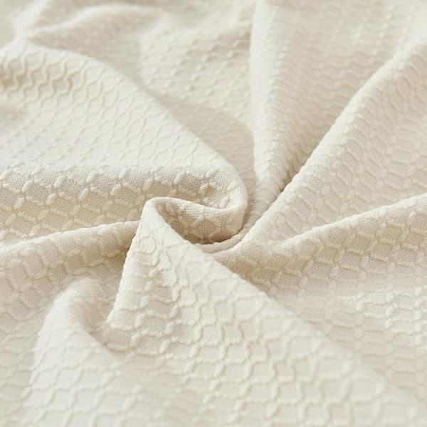 Elastisk sofatrekk - Vanntett trekk - 3-seter - Beige Beige