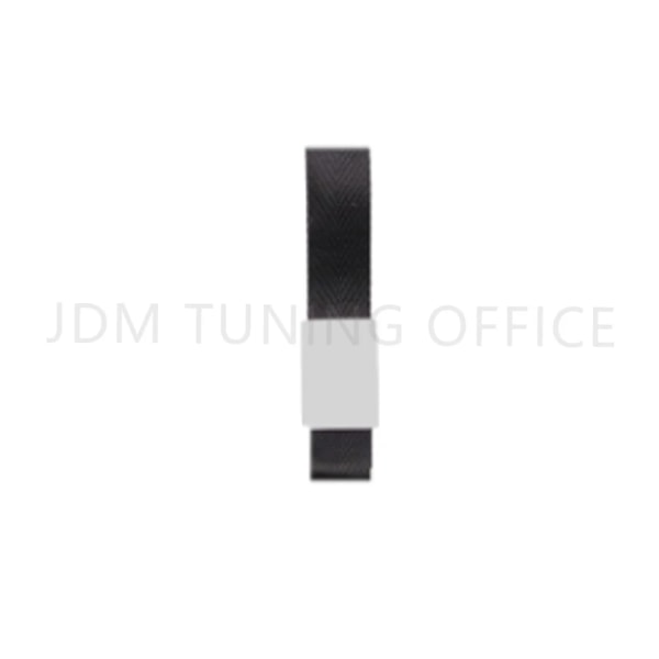 JDM-Cord i universal nylon tsurikawa, ljus i mörkret, personlig logotyp, handtagsrem, charmig drivleksak, tunnelbanetåg, svart Black-white