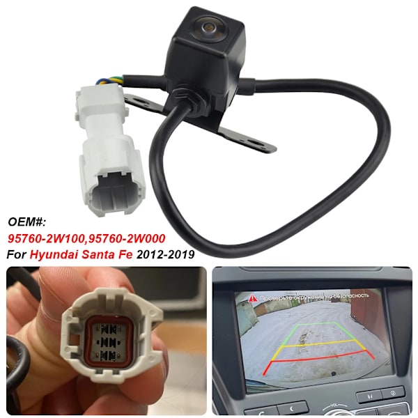 12V Original 95760-2W000 957602W000 Backkamera för Hyundai Santa Fe 2013-2016 Camera BackUp 95760-A2100
