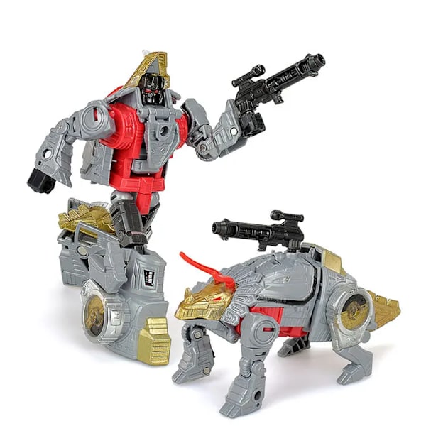 BPF 5IN1 Transformation G1 Robotleksak Dinoking Volcanicus Grimlock Slag Slam Snarl Swoop Slash Dinobots Action Figur Ko 04 with box