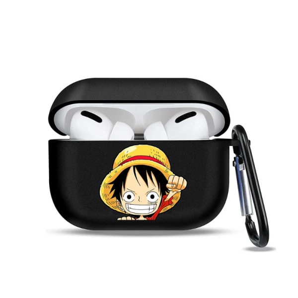 One Piece Luffy Case för AirPods 1 2 3 Pro Zoro Cartoon Print Trådlöst Bluetooth cover för Airpods 12 airpods3