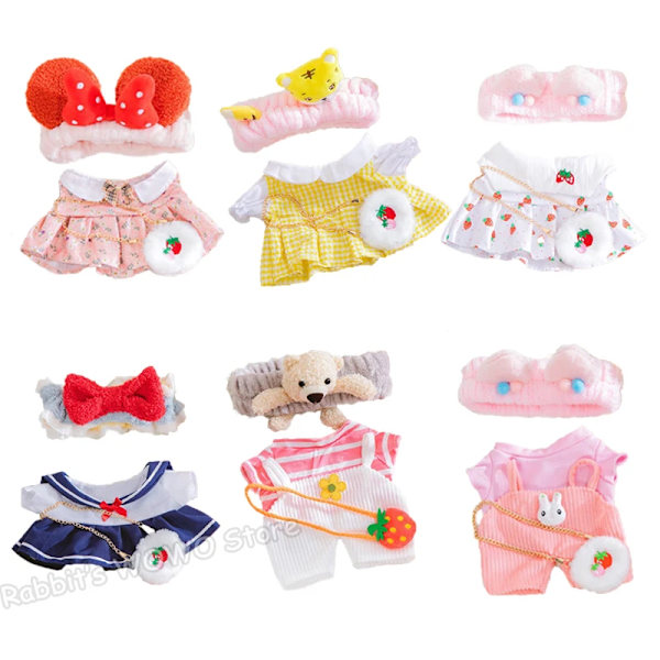 30CM LaLafanfan Cafe Anka Katt Hund Plysch docka Kläder och tillbehör Yellow Duck Tiger Bear Leksaker Kläder Barn Födelsedagspresenter for 30cm duck 11