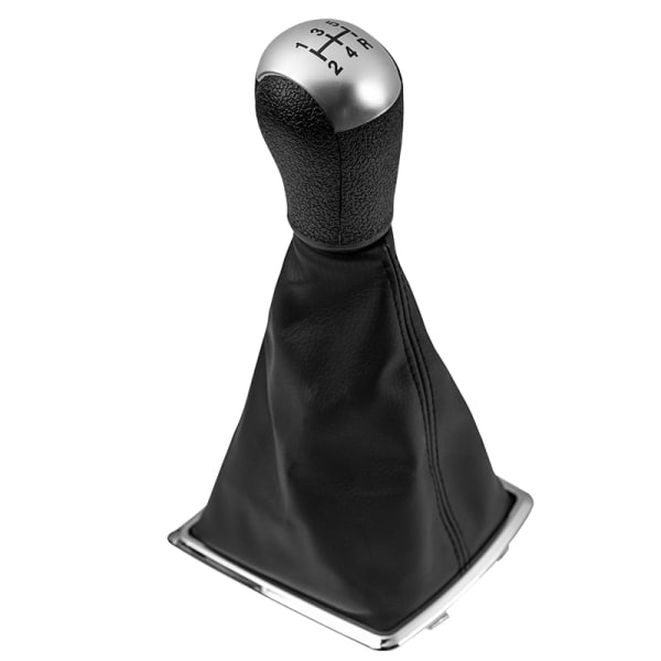 För Ford Focus 2 Mondeo MK2 2004 2005 2007 2008 2009 2010 2011 Car Styling Växlingsknopp Spak Gaitor Shifter Boot Cover Case-5 Speed Silver 5 Speed Silver