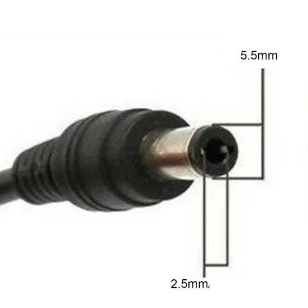 (Sort) Universal Oplader Adapter - SOURCING MAP - 15V 2A - EU Stik - 5.5mm*2.5mm Tip - Sort Black
