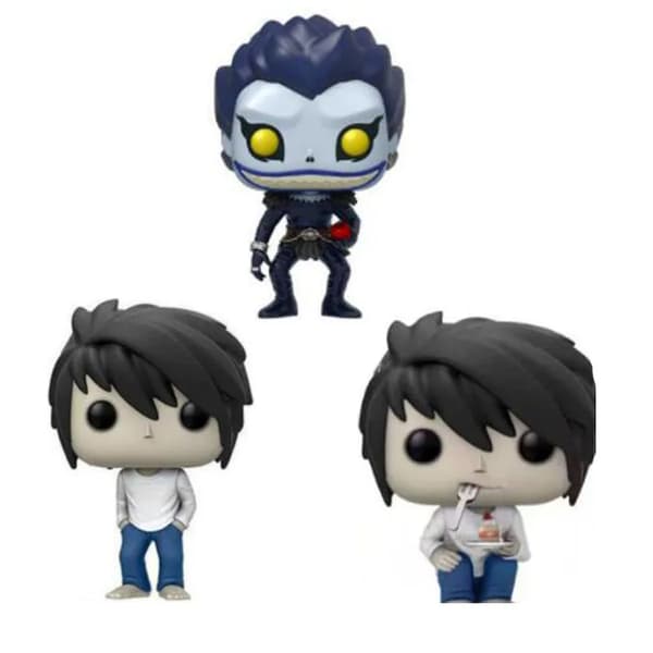 Anime Death Note Ryuk L Light 10cm Action Figur Leker