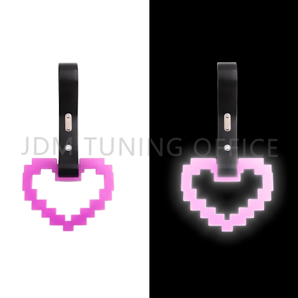 Charmig rem av Drift of JDM tågbusshandtag, Mosaic heart grow in the dark, flash tsurikawa, ring, rem O