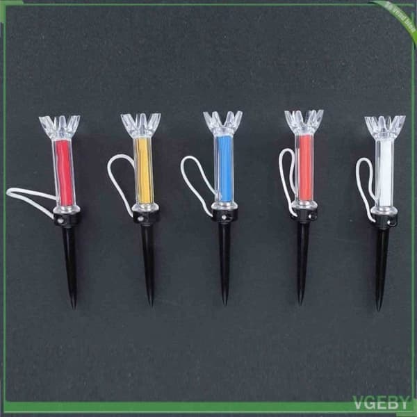 Golf Tees - V GEBY - 5 stk - Magnetisk plast - 79 mm - Elastisk og slitesterk
