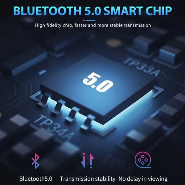 2 i 1 Bluetooth-sender og -modtager, Bluetooth-sender til TV, trådløs Bluetooth-adapter til stemmeglæde
