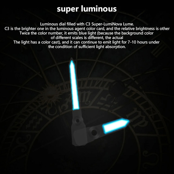 För GA2100 GA2110 Luminous Hour Marker Dial Watch Pointer Scale Ring Index Modification Dial ga2110 Watch Mod Kit Tillbehör 0147MatteMidnightU