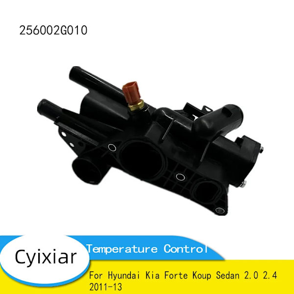 För Hyundai Kia Forte Koup Sedan 2.0 2.4 2011-13 Ny Original Termostatenhet Kylvätsketemperaturkontroll 25600-2G010 256002G010