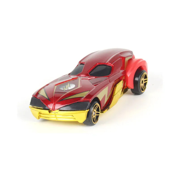 Disney Avengers billeksaker Captain America Hulk Ironman Spiderman-figurer Lastbil Rolig tillbakadragande fordonsleksak för pojkar Present Flash Chariot