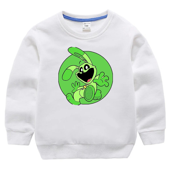 Leende Critters Sweatshirts Barn Tecknad Game Print Toppar Barn Casual Sportig Långärmad Topp Barn Höst Vinterkläder BB192 110