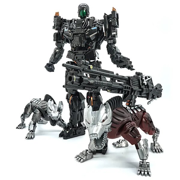 Transformation MasterPiece VT01 VT-01 Lockdown Peru Kill Movie KO VS UT R01 legering med två hundar Anime Actionfigur Robotleksaker With Retail Box