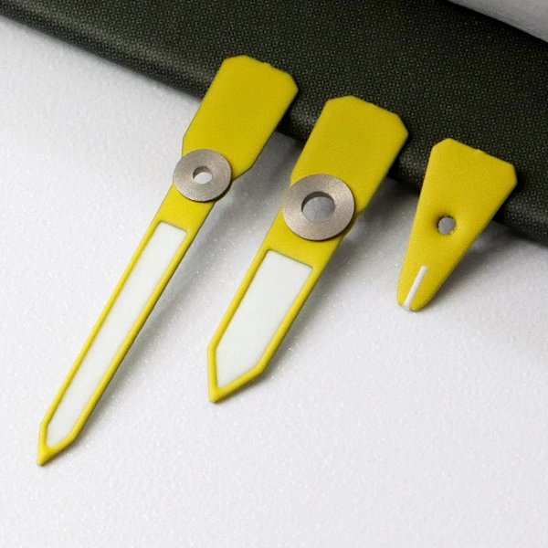 För GA2100 GA2110 Luminous Hour Marker Dial Watch Pointer Scale Ring Index Modification Dial ga2110 Watch Mod Kit Tillbehör A Yellow