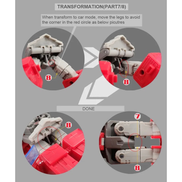 I lager GO BETTER Replenish Upgrade Kit Arm Leg Filler For SS86 Ironhide Upgrade Kit