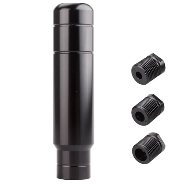 RASTP-JDM Style 13 cm aluminium växelspaksknopp Växelspakshuvud för universal manuell växellåda RS-SFN128-svart Black
