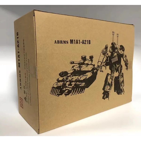A21B Transformation Action Figur Leksak Mästerverk Bråk Film Modell KO 25cm Deformation Bil Robot Docka Present för barn Tank with box