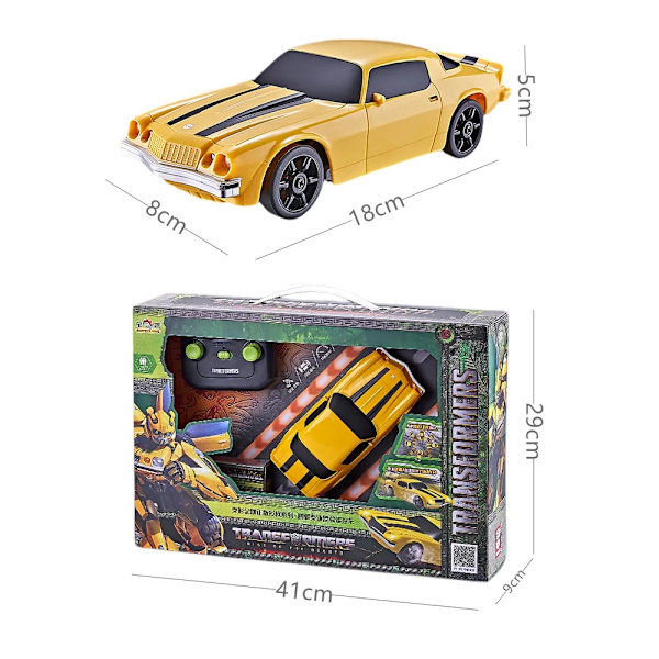 Transformers 7 Optimus Prime Bumblebee Fjärrkontroll Bil Fyrhjulsdrift Racingbil Actionfigur Robotleksaker Barnpresent A
