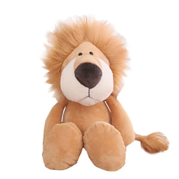 Mjuka plyschdjur Leksaker Mjuka dockor Kanin Hund Björn Varg Modell Barn Present Kawaii Baby Barn Hobbie Leksaker 25cm-28cm Lion