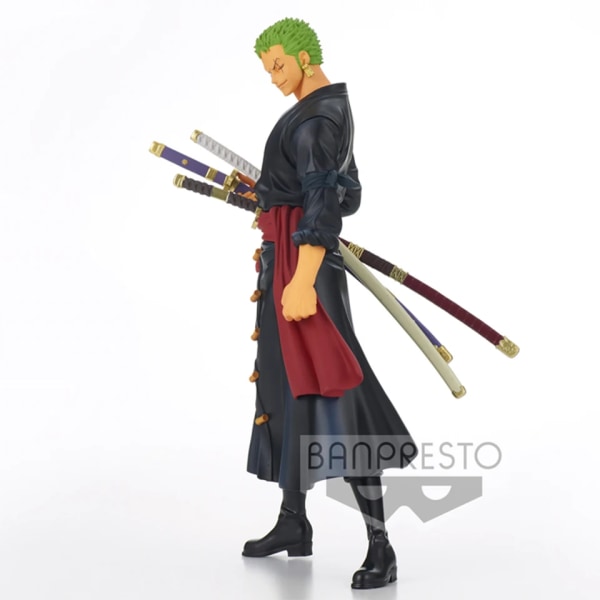 Original BP Japansk One Piece DXF Roronoa Zoro 2.0 Wanno Country Barnleksaker Modellfigurer Brinquedos Actionfigur Grandling Lady