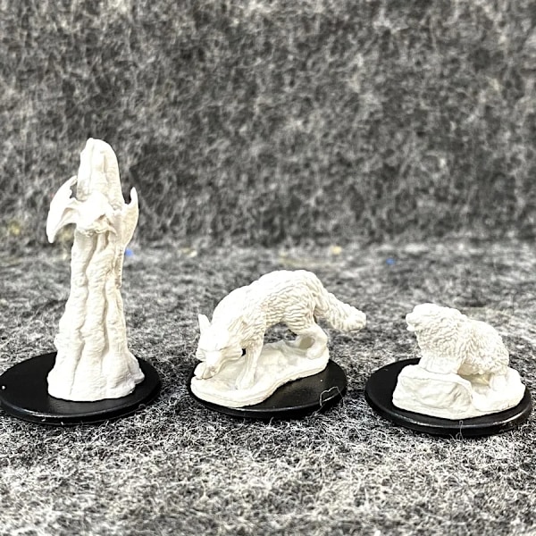 Lot Pathfinder Battles Deep Cuts Nolzur's Fighter Orc Druid Pirates Goblin Wolf Rogue Monk Brädspel Miniatyrer Miniatyrer Leksaker Familiars
