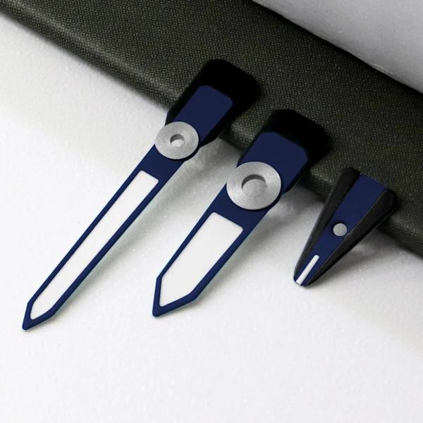 För GA2100 GA2110 Luminous Hour Marker Dial Watch Pointer Scale Ring Index Modification Dial ga2110 Watch Mod Kit Tillbehör B-DarkBlueBlack