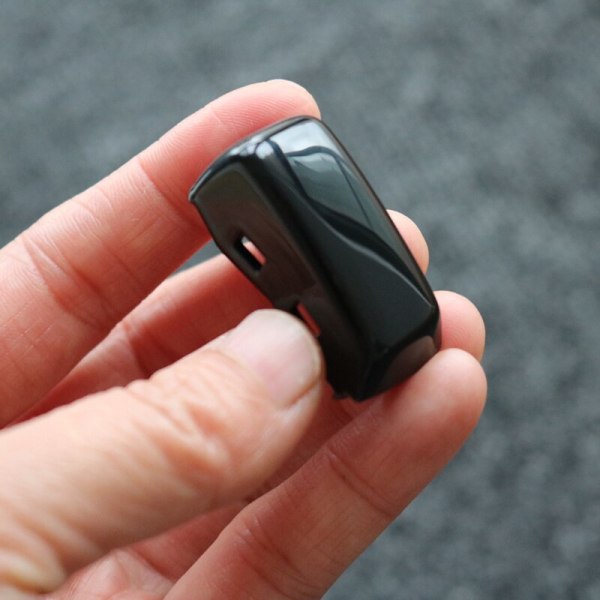 Svart Krom Med Mocka Läder Växlingsknopp Cover DSG Emblem För VW Golf 6 7 R GTI Passat B7 B8 CC R20 Jetta MK6 GLI-Svarta delar Black Parts