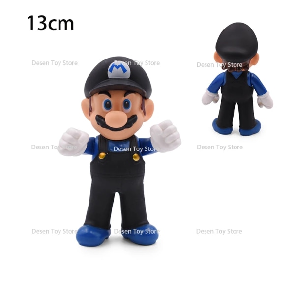 1st Mini Mario Bros Figur Bowser Princess Peach Padda Goomba Grön Yoshi Donkey Kong Koopa Troopa Cappy Goomba Action Model Toy Y