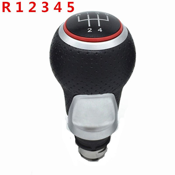 Växelspaksknapp Spak Damask Boot Cover Case För Audi A4 S4 B8 8K A5 8T Q5 8R S Line 2007 2008 2009 2010 2011 2012-2015-Röd R12345 Red R12345