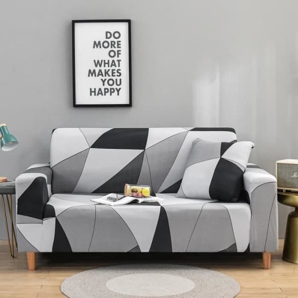 Setetrekk til sofa - Super Stretch - Grå (145-185cm)