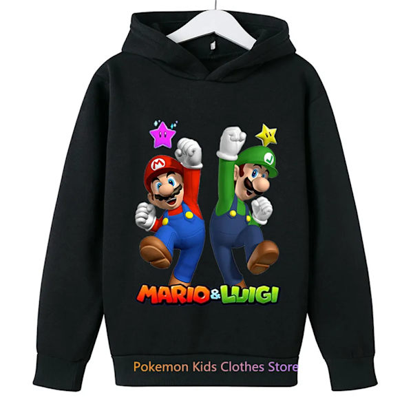 Mode Barn Spel Super Mario Sweatshirt Baby Pojkar Flickor Tecknad Pullover Barn Höstkläder Mario Bros Hoodies Picture color