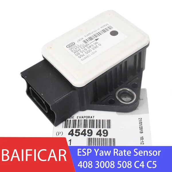 Baificar Äkta ESP girhastighetssensor Accelerationspositionssensor 454949 För Peugeot 408 3008 508 Citroen C4 C5