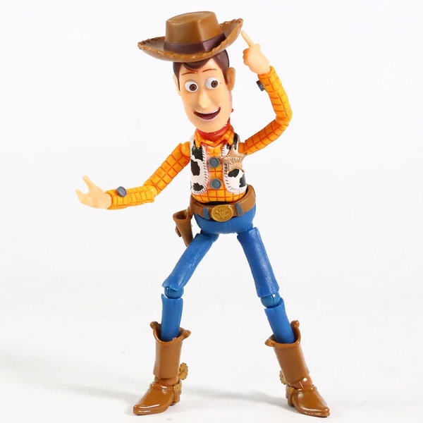 Tecknad Toy Story Woody Series NO. 010 Sci-Fi Revoltech Special PVC Action Figur Samlarleksak 011 Buzz Lightyear