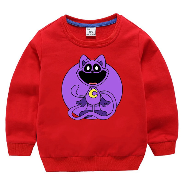 Leende Critters Sweatshirts Barn Tecknad Game Print Toppar Barn Casual Sportig Långärmad Topp Barn Höst Vinterkläder BB191 110