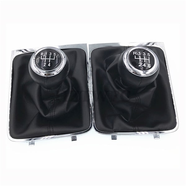 Högkvalitativ 5 6-växlad bilväxelspak med cover för VW Passat B6 2005 2006 2007 2008 2009 2010 2011-6 Speed 6 Speed
