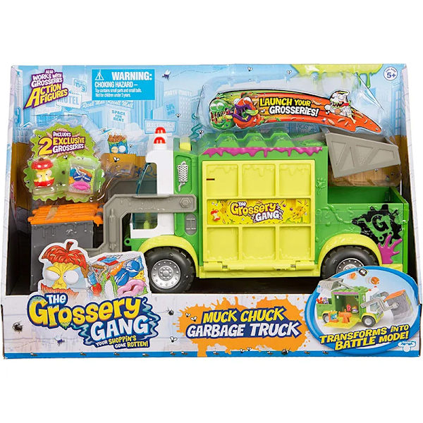 Original The Grossery Gang Surprise Toy Säsong 1 2 3 4 5 6 7 Stort paket, Flerfärgad presentsamling a-2 Random 3 boxes