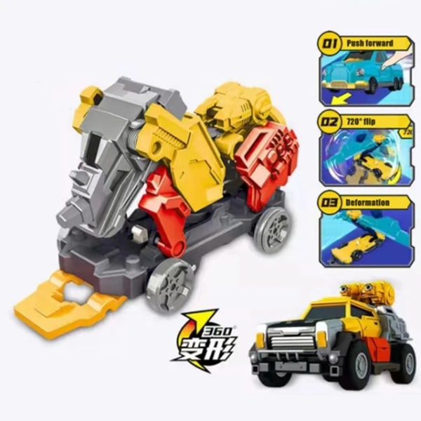 Explosion Wild Speed ​​Fluga Deformation Bil 4 Screechers Beast Attack Actionfigurer Fånga Vändningar Transformation Överraskning Presentleksak 3 No box