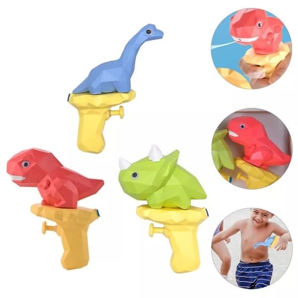 Set med 3 vattenleksaker i plast för poolen