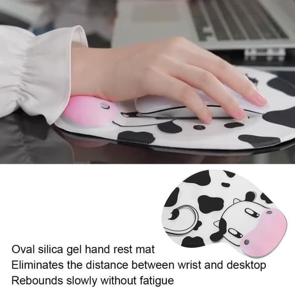 Ergonomisk musmatta med handledsstöd