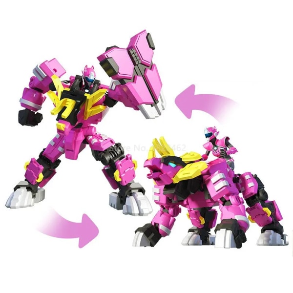 Mini Force 2 Super Dino Power Transformation Robotleksaker Actionfigurer MiniForce X Simulering Djurdeformation Dinosaurieleksak No Box 8626