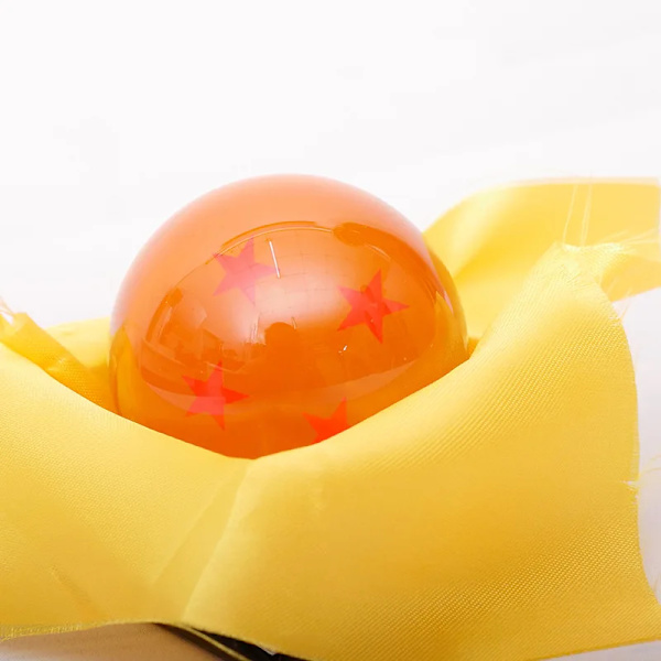 7 st/ set Dragon Ball 7 stjärnor Kristallkula 2,7/3,5/CM Hartsfär Action Figur Modell Prydnad Barnleksaker för pojke Julklappar 7keyring opp 2.7cm
