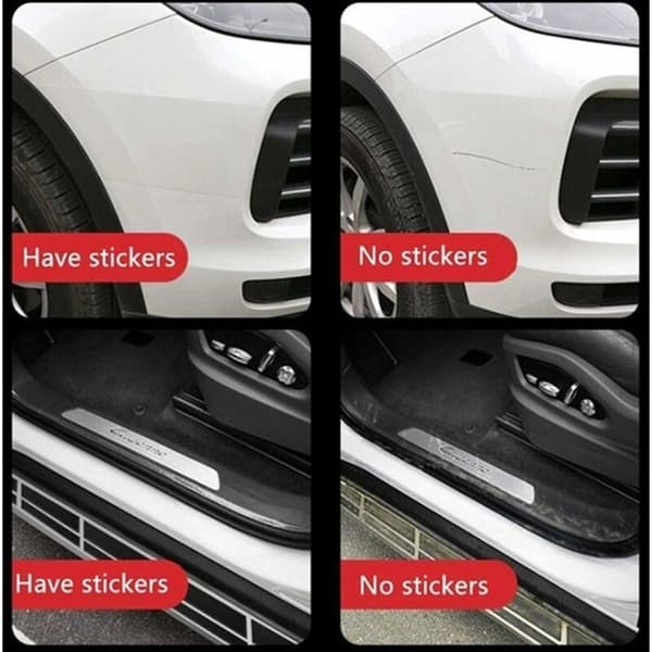 (5cm x 10M) Bumper Protector, Biltröskelskydd, Fälgskydd - 10M Transparent Bilskyddsremsa