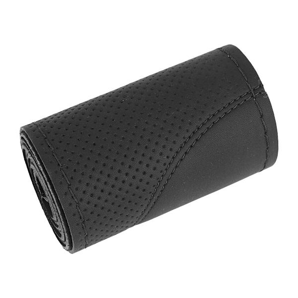 (Black Line) DIY- cover Universal 38cm cover för ratt Andas och halkfri case Black Line