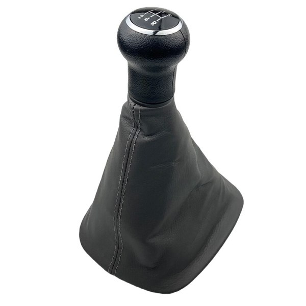 För Volkswagen VW Passat B5 B5.5 1998 1999 2000 2001 2002 2003 2004 2005 Växelspaksknopp Med kragar Spak Växelgaiter Boot-5 Speed ​​Grå A 5 Speed Gray A