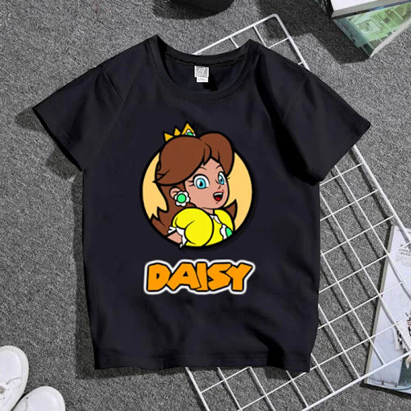 Super Marios Bros Cosplay T-shirts för barn Söt Anime Figur Waluigi Wario Peach Padda Luigi Män Kvinnor Kortärmade T-shirts 8 Adult-M