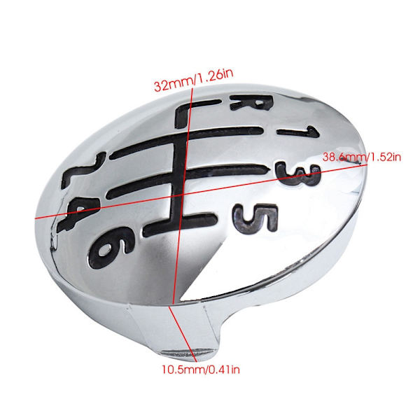 Plast 5/6 - växlad cap cover för Renault Clio Twingo Scenic Megane II 1996-2011-5 Speed 5 Speed
