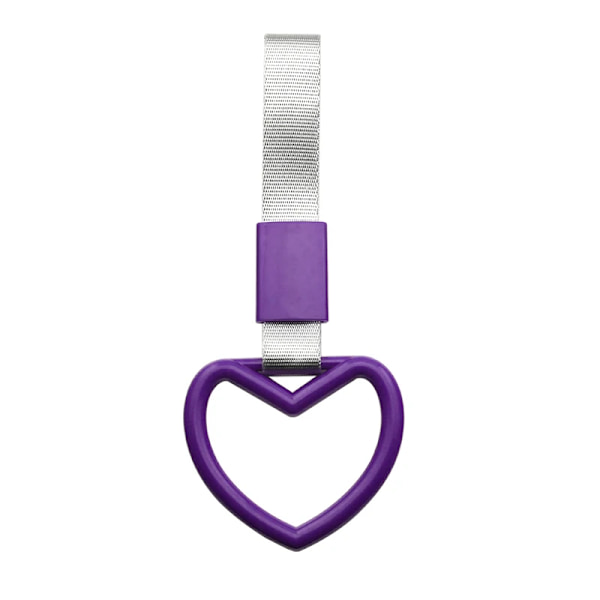 Universal för bil, hjärt/cirkulär form, för bilsläp, bussarmstödsring, tunnelbana, varningsring för bakre stötfångare Purple love