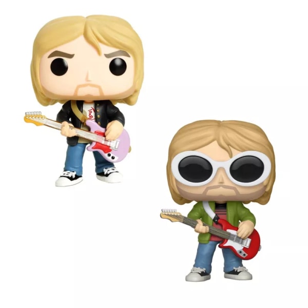 Rocks: Kurt Cobain med solglasögon 64 Vinyl Doll Action Figur Leksaker 1 no box