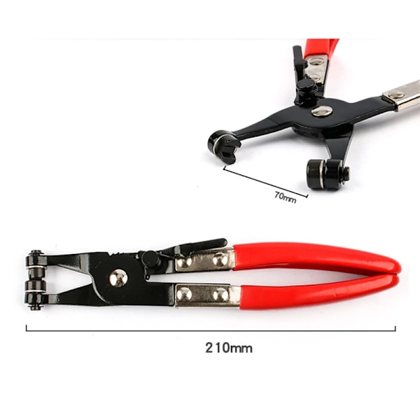 1/2/3 st/set Auto CV-ledskydssats för fordon ATV UTV-ledskyddsklämmor Reparationsverktyg Dammskyddsbunt Tänger Slangklämma Tång Straight plier red